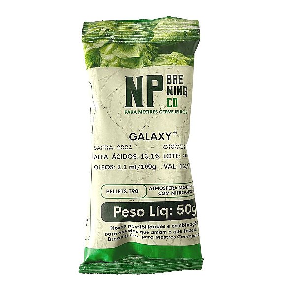 Lúpulo NP Galaxy - 50g (pellets)