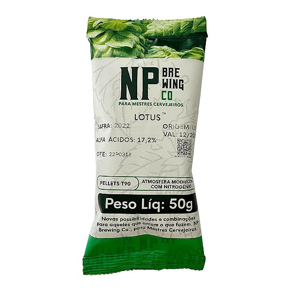Lúpulo NP Lotus - 50g (pellets)