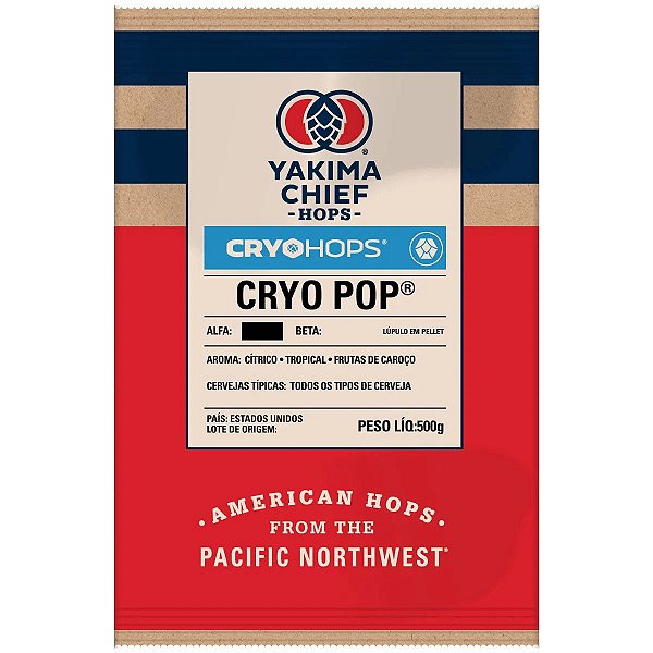 Lúpulo YAKIMA CRYO POP® Original Blend Cryo Hops® em pellet - 25g