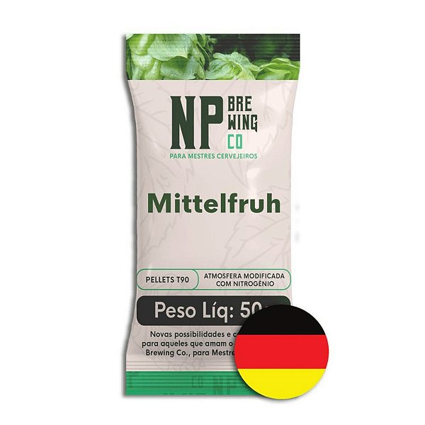 Lúpulo NP Mittelfruh - 50g (pellets)