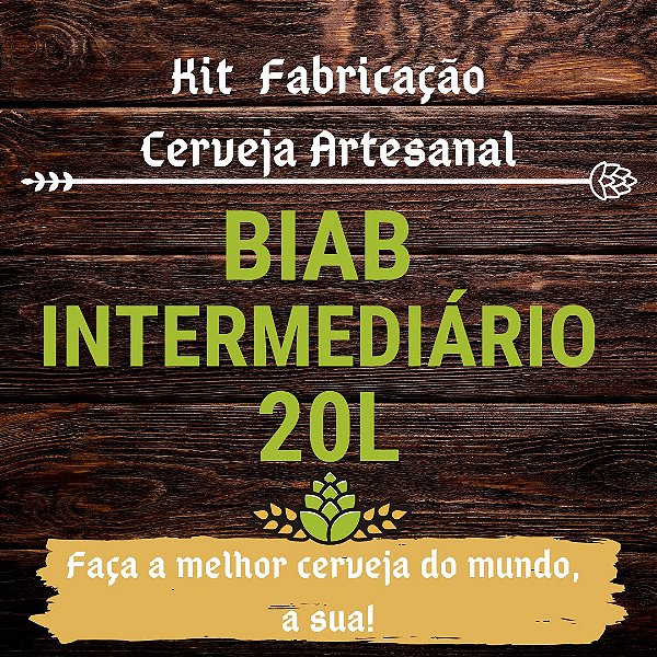 Kit BIAB para Fabricação de Cerveja - 20L (Intermediário)