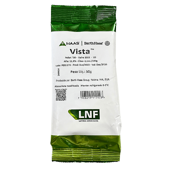 Lúpulo Barth Haas Vista - 50g (pellets)