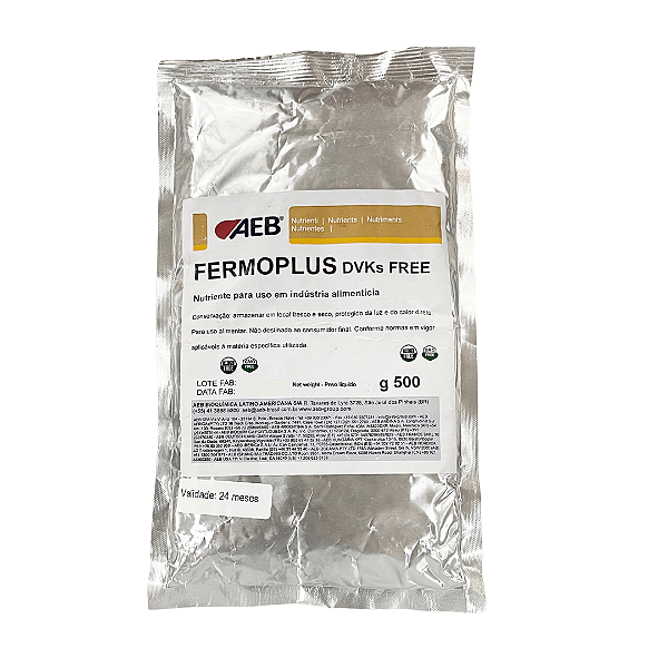 Nutriente para Levedura AEB Fermoplus DVKs Free 500g