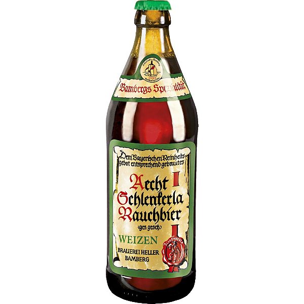 Cerveja Schlenkerla Rauchbier WEIZEN - Garrafa 500ml VALIDADE 08/2025