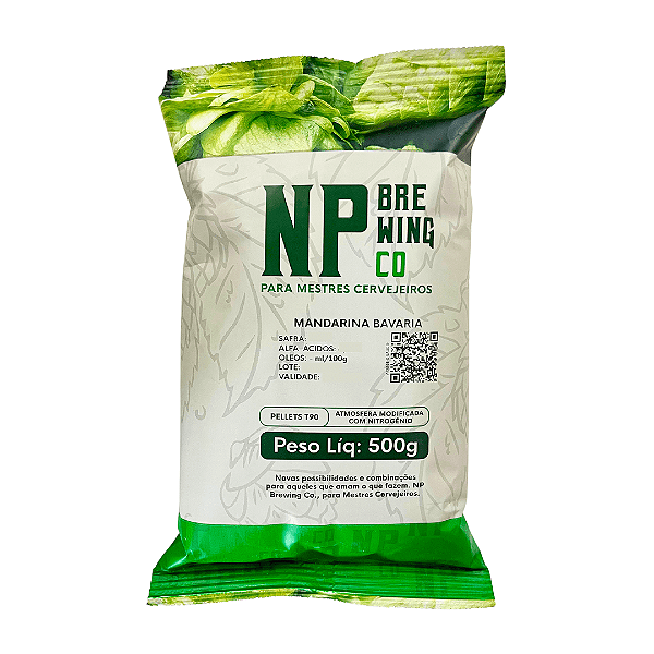Lúpulo NP Mandarina Bavaria - 500 gramas (pellets)