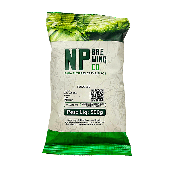 Lúpulo NP Fuggle - 500 gramas (pellets)