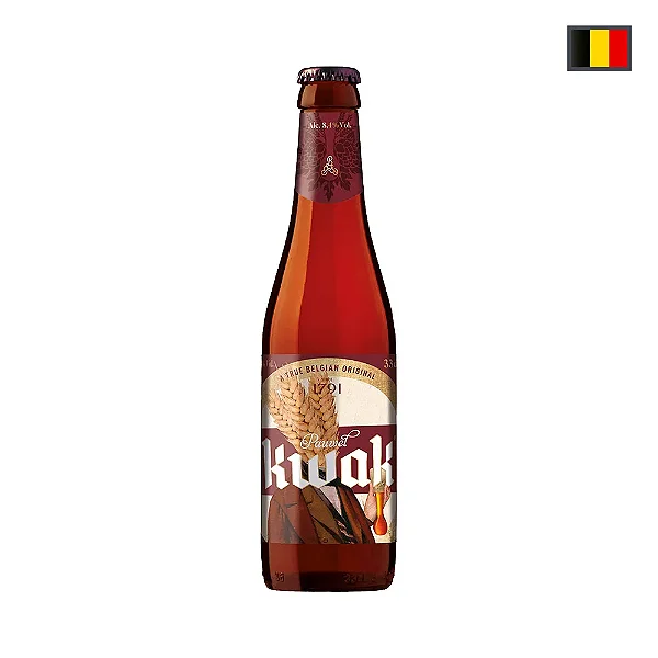 Cerveja Pauwel Kwak Amber Garrafa 330ml