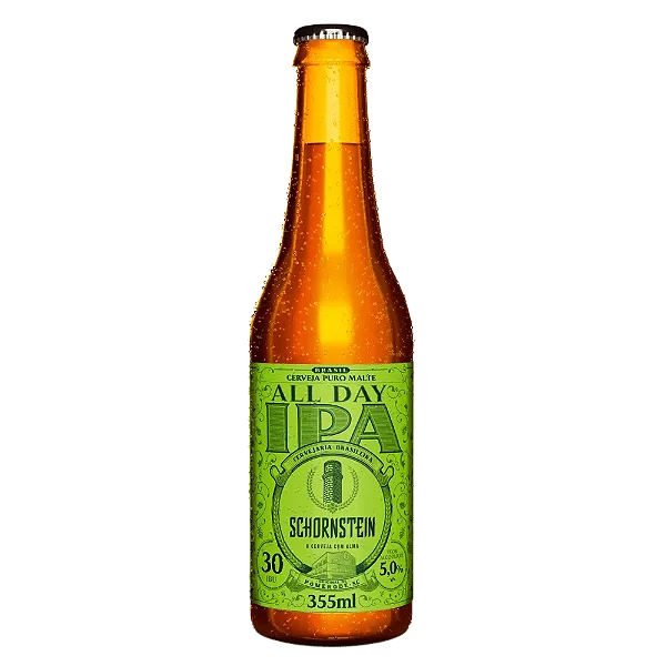 Cerveja Schornstein IPA All Day - Garrafa 355ml