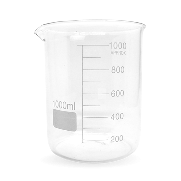 Becker 1000mL em Vidro Borossilicato Forma Baixa