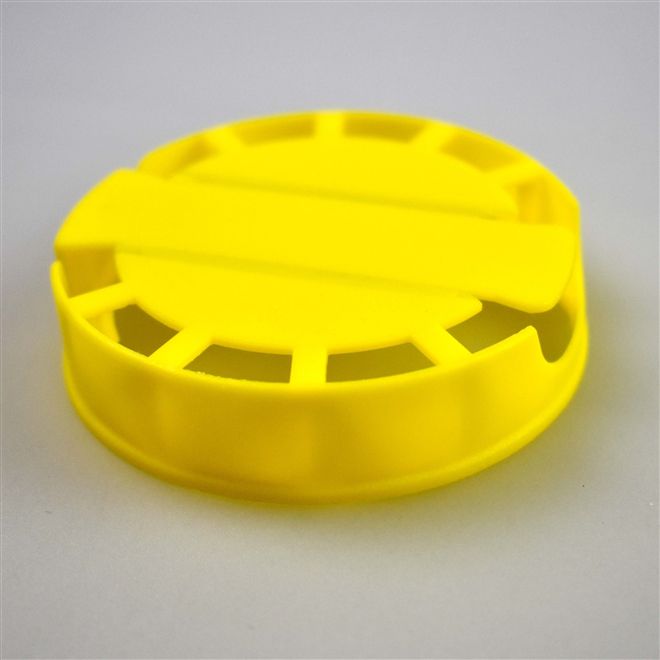 Lacre Plástico de Segurança para Barril Inox Tipo S - Amarelo - 10 Und