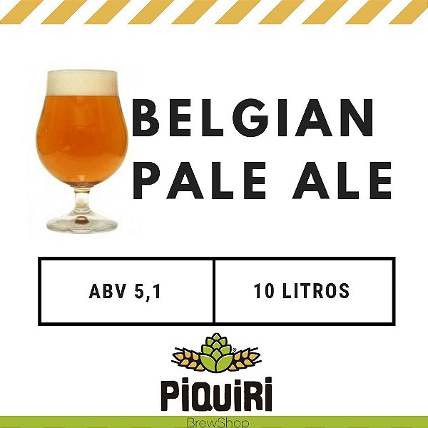 Kit receitas cerveja artesanal 10L Belgian Pale Ale
