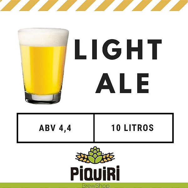 Kit receitas cerveja artesanal 10L Piquiri Light Ale
