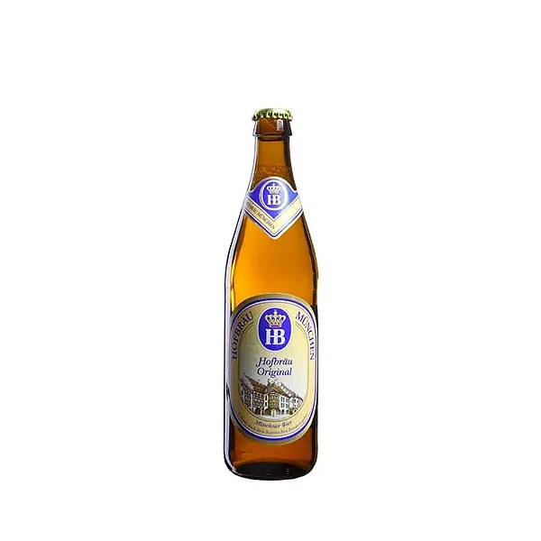 Cerveja Hofbräu HB Original 500ml Garrafa