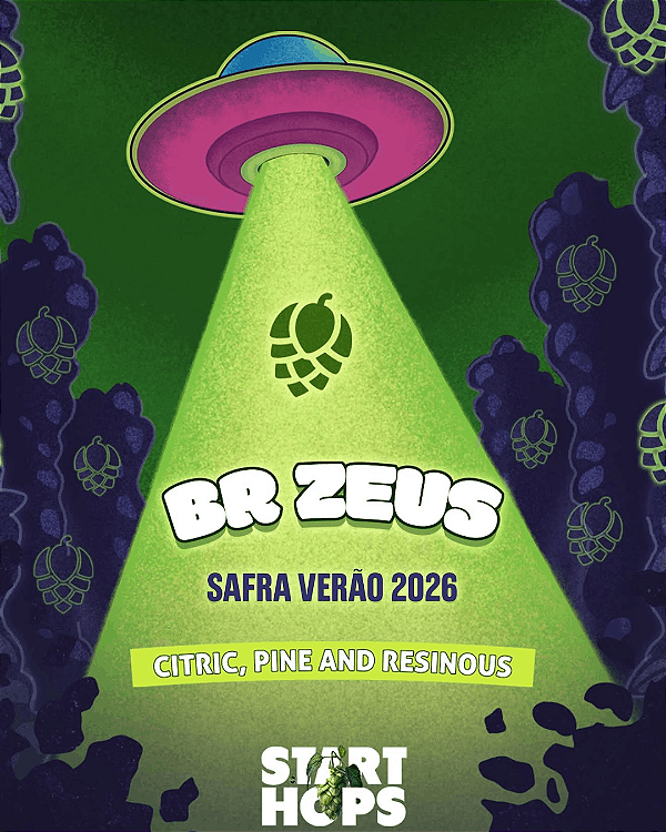 Lúpulo Start Hops BR Zeus 50g (pellets)