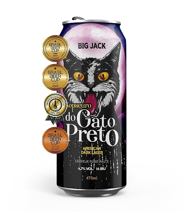Cerveja Big Jack Xopscuro do Gato Preto - Lata 473ml