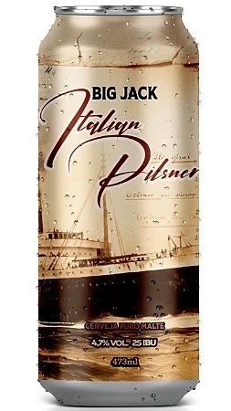 Cerveja Big Jack Italian Pilsner - Lata 473ml