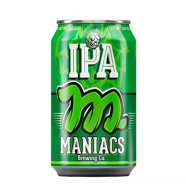 Cerveja Maniacs IPA Lata 350ml