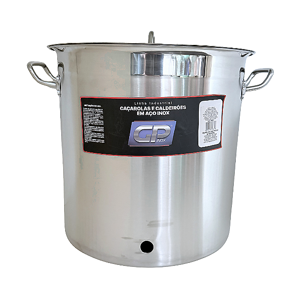 Panela Caldeirão Inox Fundo Triplo N35 // 32 L // GP 667