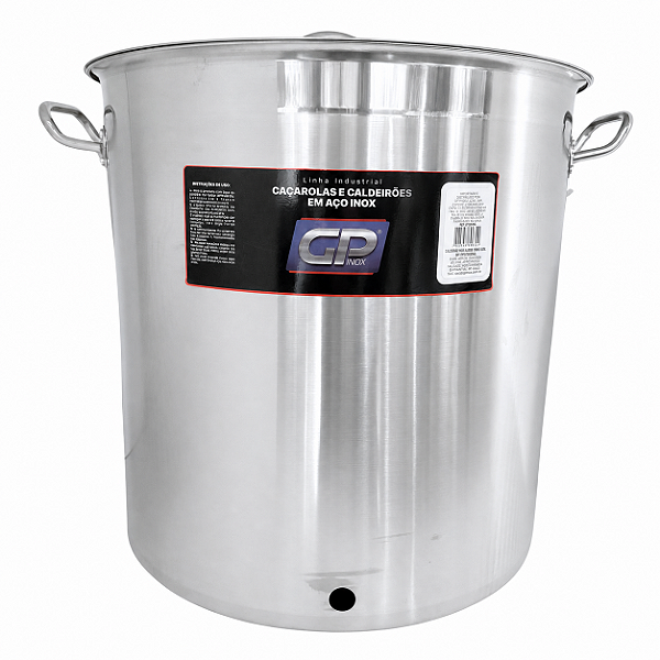Panela Caldeirão Inox Fundo Triplo N45 // 69 L // GP 669