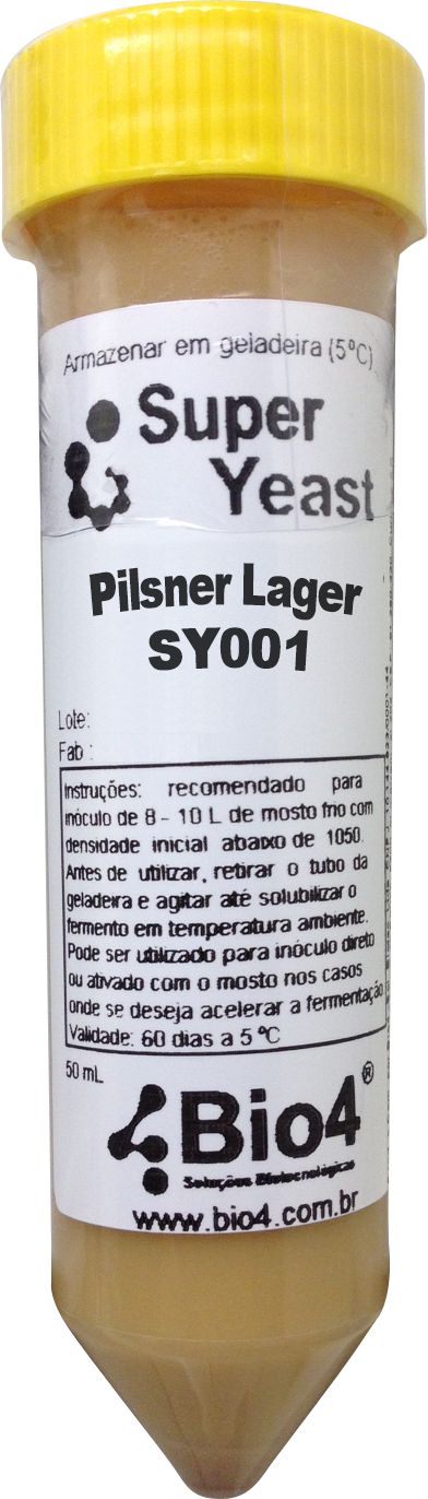 BIO4 Levedura Líquida Pilsner Lager SY001- Frasco 50ml
