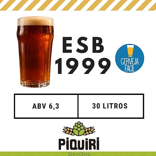 Kit receitas cerveja fácil 30L ESB 1999 Strong Bitter