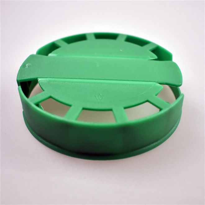 Lacre Plástico de Segurança para Barril Inox Tipo S -Verde - 10 Und