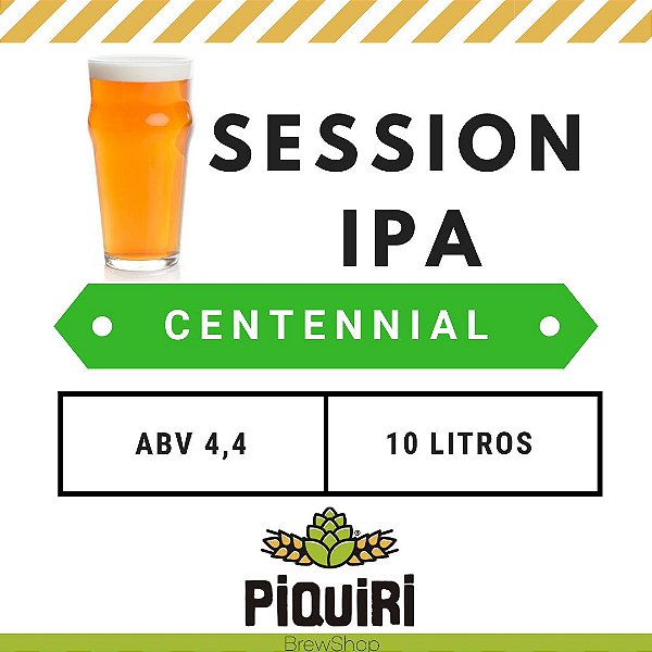 Kit receitas cerveja artesanal 10L Session IPA Centennial