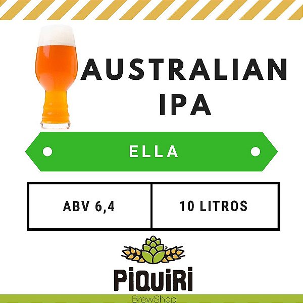 Kit receitas cerveja artesanal 10L Australian IPA Ella