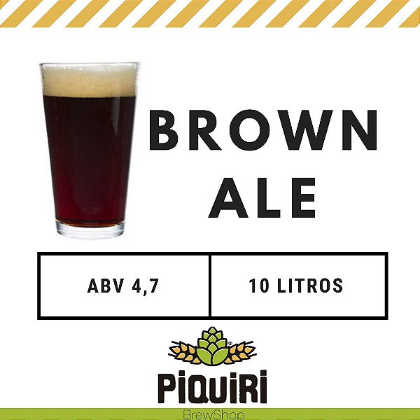 Kit receitas cerveja artesanal 10L Brown Ale