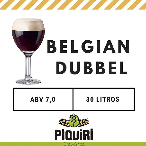 Kit receitas cerveja artesanal 30L Belgian Dubbel