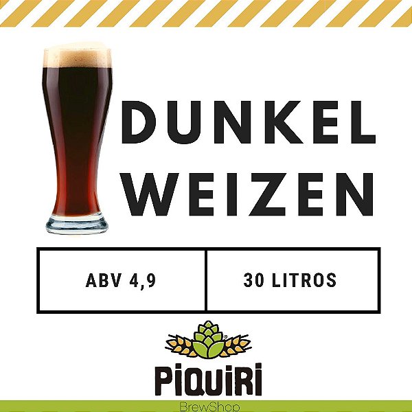 Kit receitas cerveja artesanal 30L Dunkelweizen