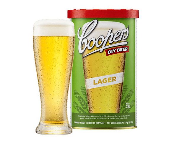 Beer Kit Coopers Lager - 1 un (VALIDADE 24/12/2023)