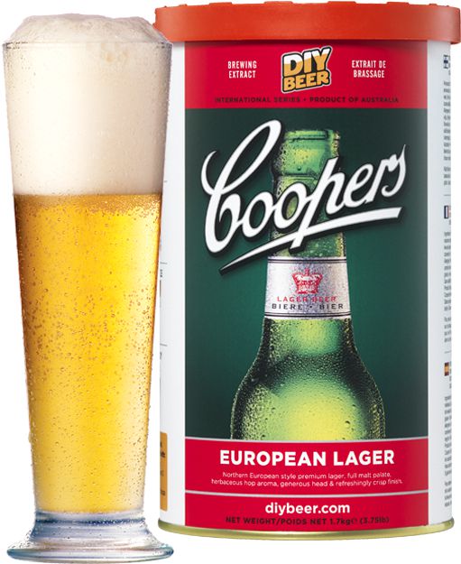 Beer Kit Coopers European Lager - 1 un
