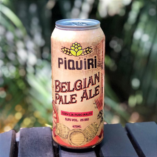 Cerveja Piquiri Belgian Pale Ale - Lata 473ml