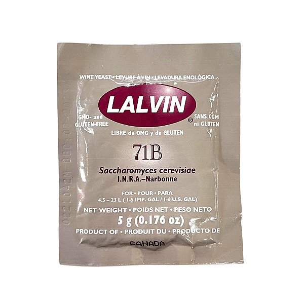 Fermento Lalvin 71B - 5g