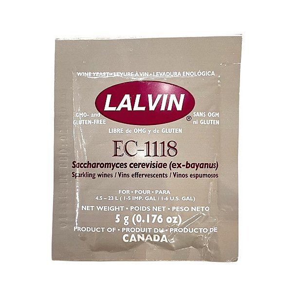 Fermento Lalvin EC-1118 - 5g