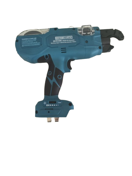 MAQUINA ELETRICA PORTATIL DE AMARRAR ESTRIBOS MARCA ETRIBOMATIC M0D 680 6-25 50W,