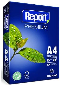 Papel Sulfite Branco Report Premium A4