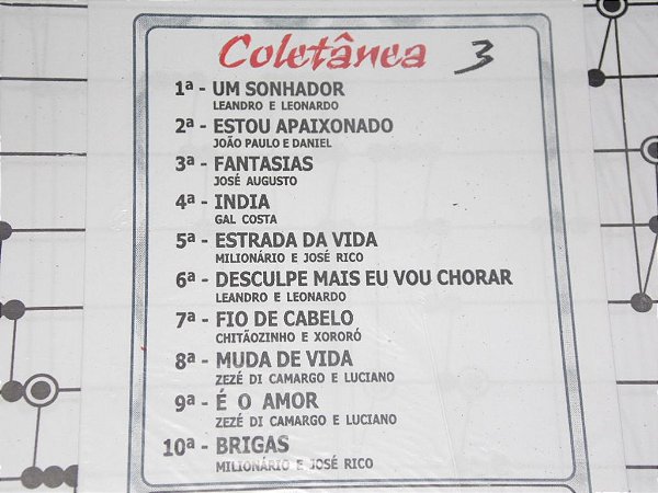 COLETÂNEA 03 COM 10 PARTITURAS PARA CÍTARA MINI HARPA