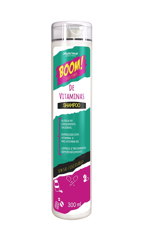 Shampoo boom de vitaminas