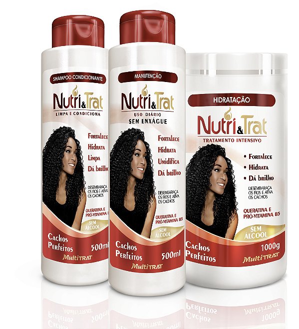 Kit Nutri&Trat - Queratina + Pró-Vitaminas B5