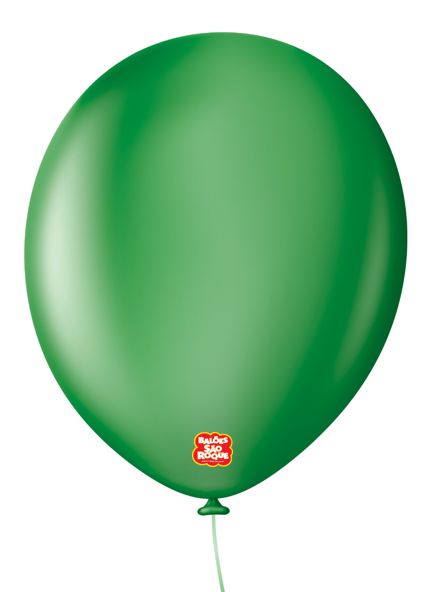 BALÃO SÃO ROQUE UNIQ 16 C/10 VERDE GRAMA