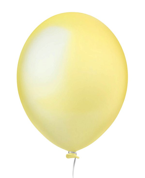 BALÃO HAPPY DAY LISO 12 C/25 MARFIM
