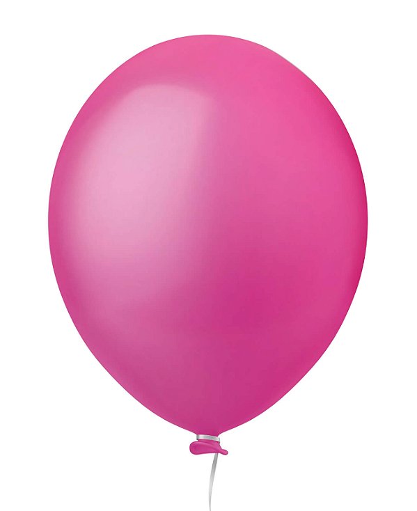 BALÃO HAPPY DAY LISO 12 C/25 PINK
