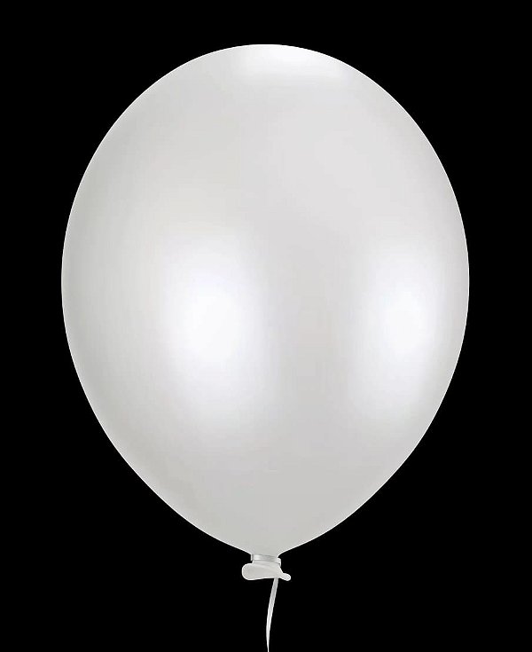 BALÃO HAPPY DAY PEROLADO CANDY 5 C/25 BRANCO