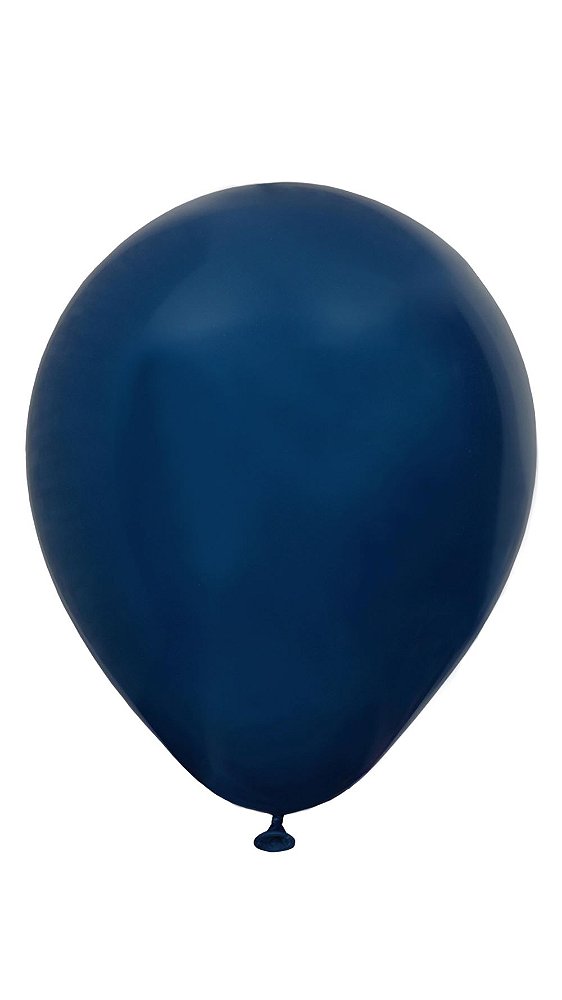 BALÃO HAPPY DAY LISO 11 C/50 AZUL NAVAL