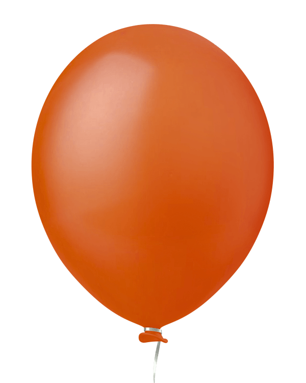 BALÃO HAPPY DAY LISO 9 C/50 LARANJA SUNSET