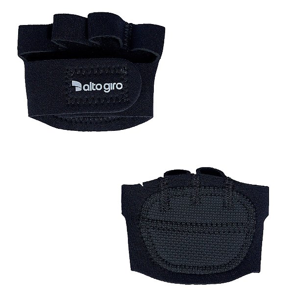 PROTETOR PALMAR ANTIDERRAPANTE PRETO - ALTOGIRO