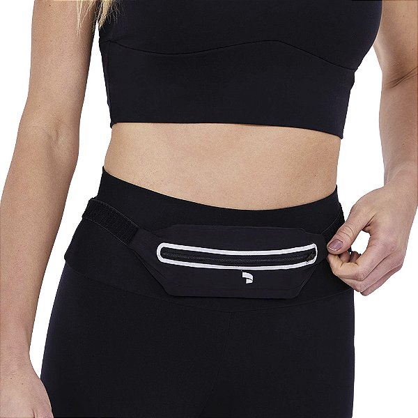 CINTO PORTA MIDIA LIGHT COM ZIPER PRETO - ALTOGIRO