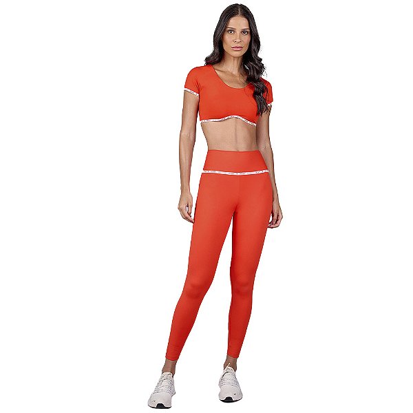 LEGGING COS ELASTICOS PERSONALIZADO VERMELHO ENERGIA - ALTOGIRO